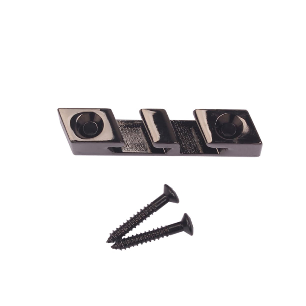 Black Metal Bass Guitar String Retainer Q54515
