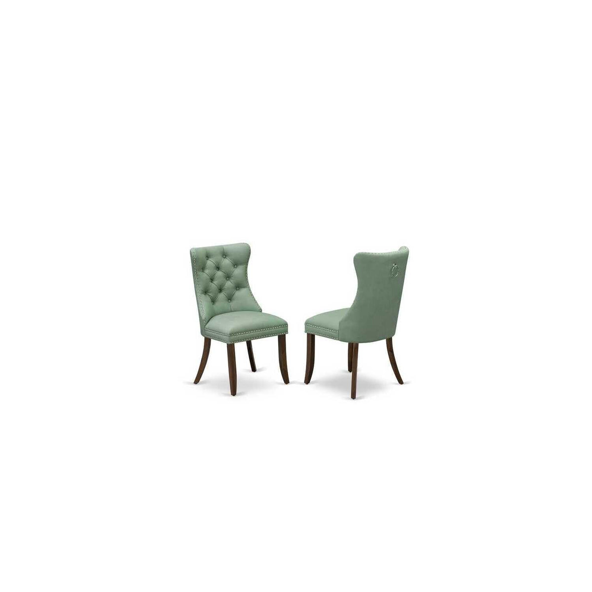 9 Piece Dining Room Set with Green Chairs I142