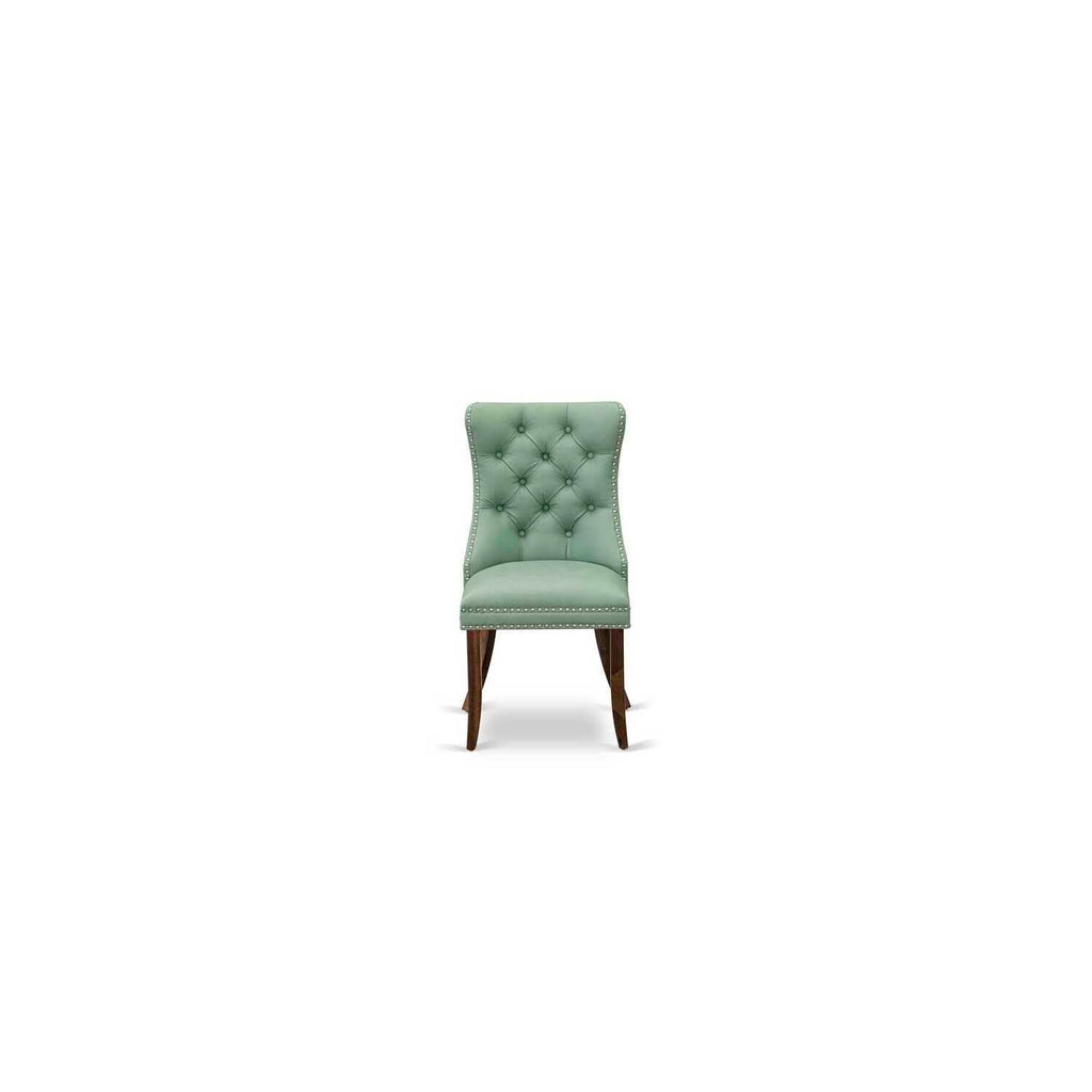 9 Piece Dining Room Set with Green Chairs I142