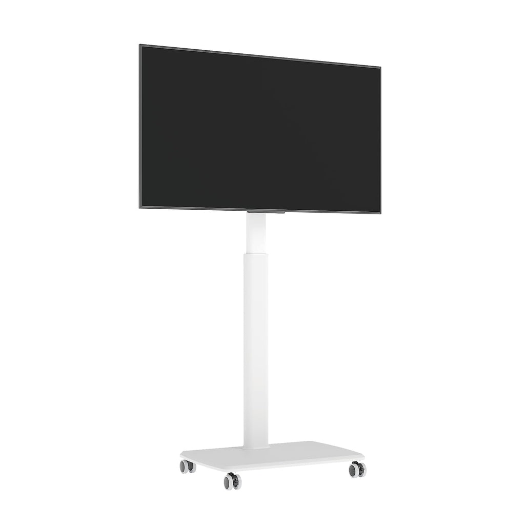 White Rolling TV Stand M733336