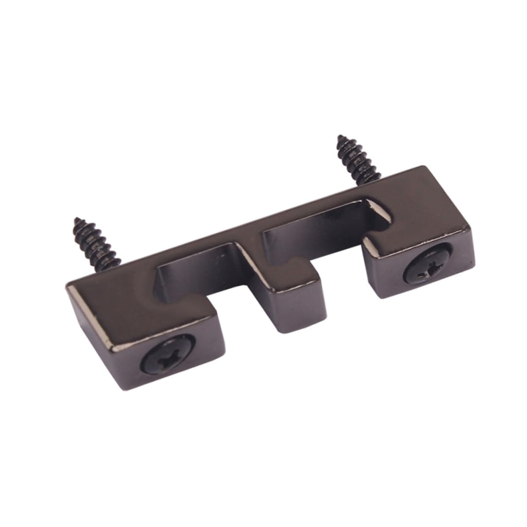 Black Metal Bass Guitar String Retainer Q54515