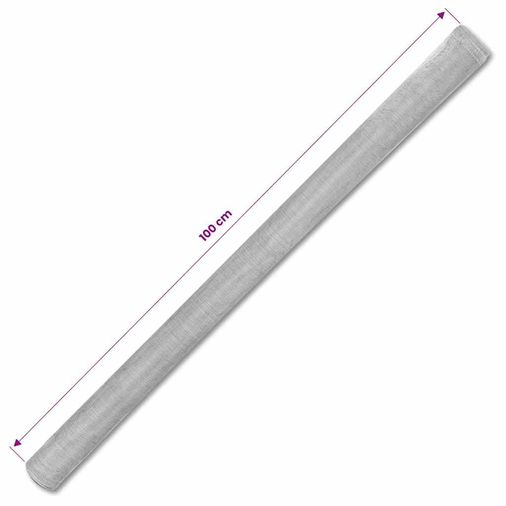 Aluminum Mesh Screen 39.4x196.9 Inch Silver Mesh Roll Z1679