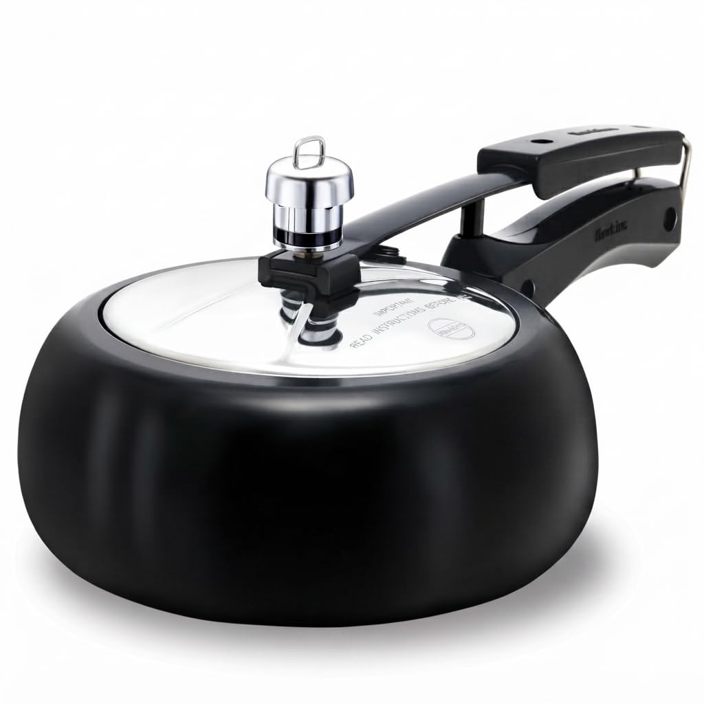 2 Litre Black Hard Anodised Pressure Cooker P35551