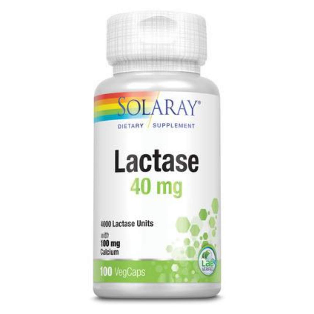 Lactase Capsules 40mg 100 Count V6007
