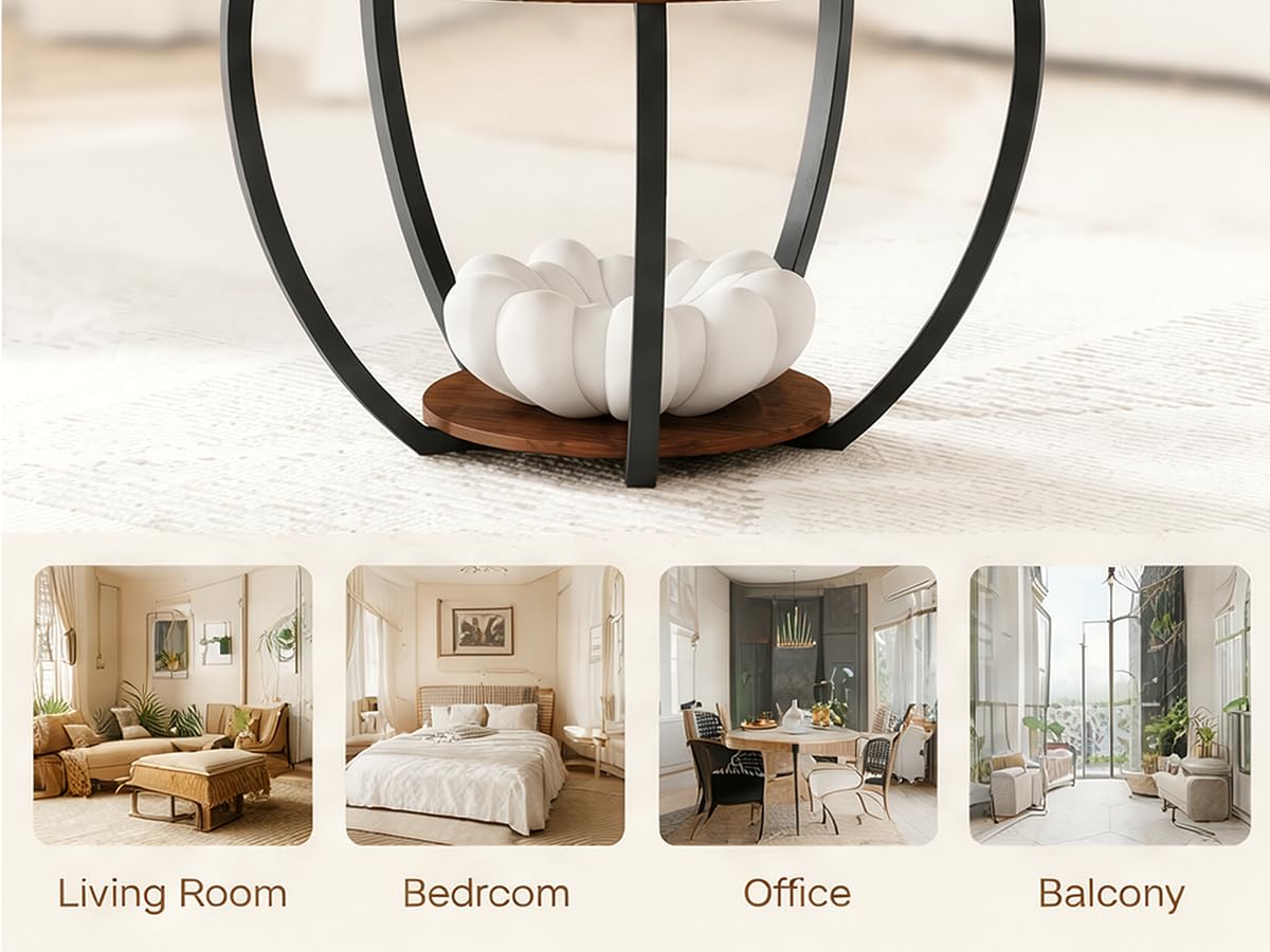 Round Coffee Table with Storage I6818