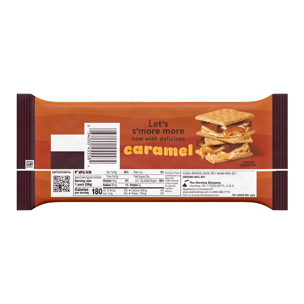 Milk Chocolate with Caramel Candy Bars, 1.4 oz, 6 pack B61227