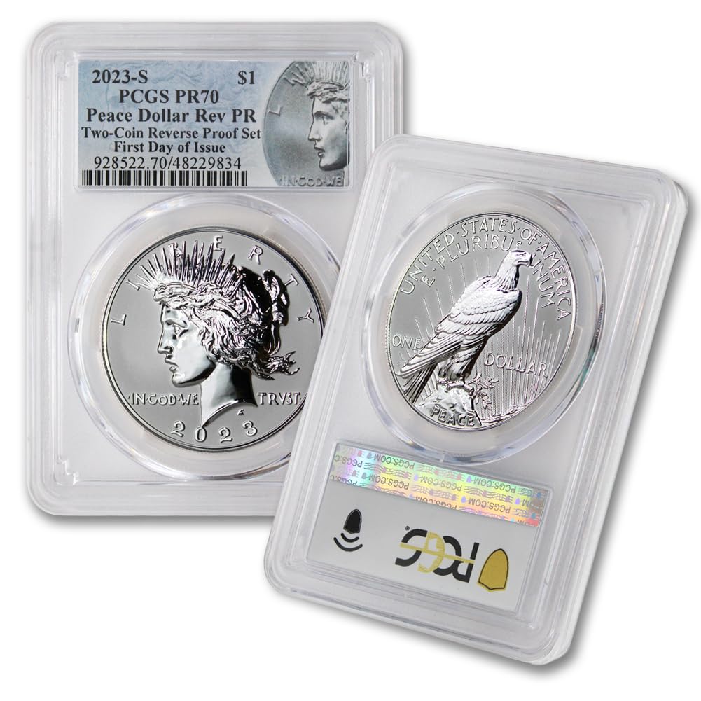 American Silver Morgan and Peace Dollar $1 H13959