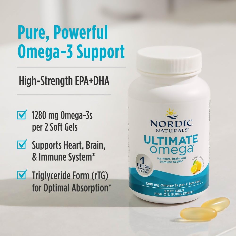Omega-3 Fish Oil 1280mg 180 Count J66142