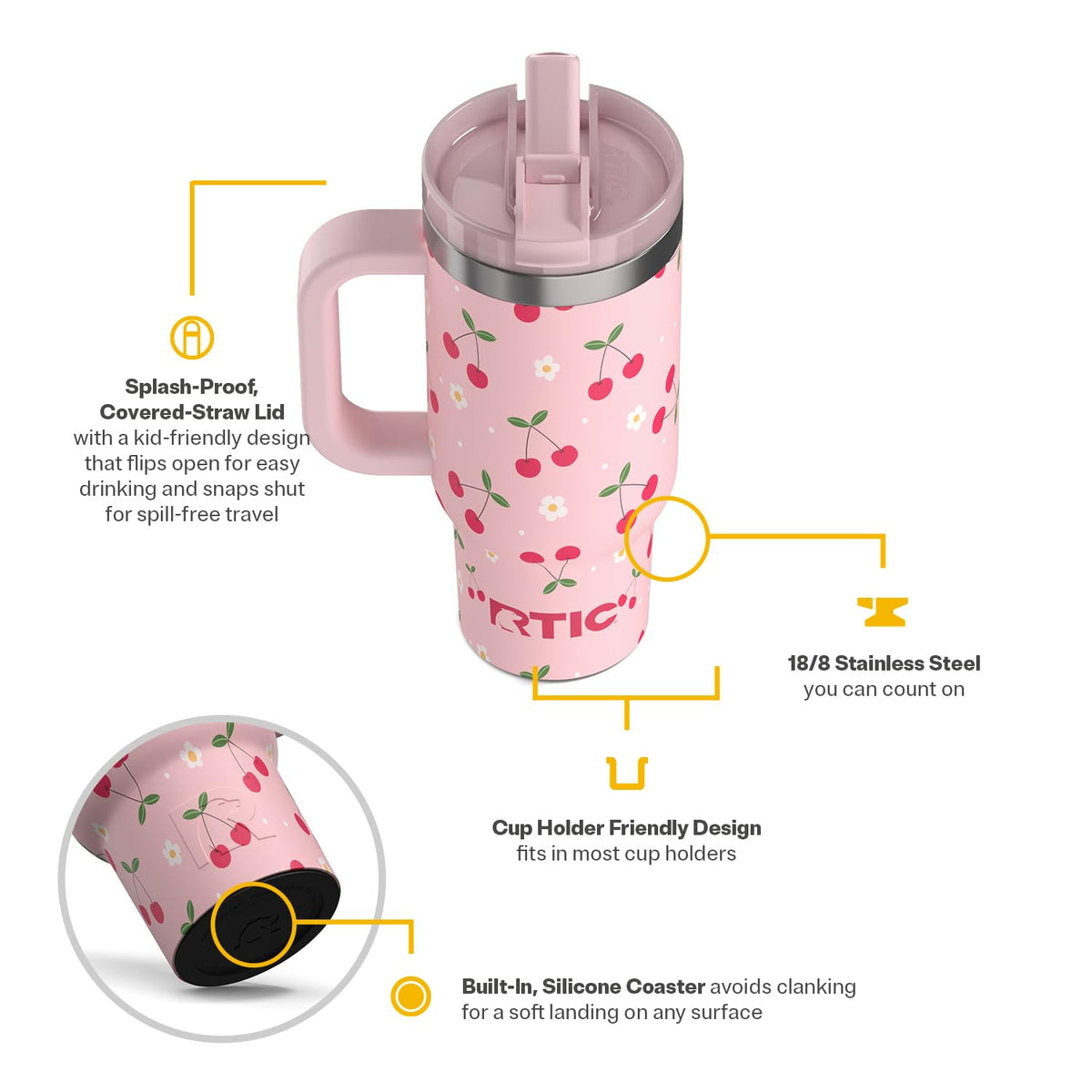 2 Pack 16oz Tumbler with Straw Lid Z697