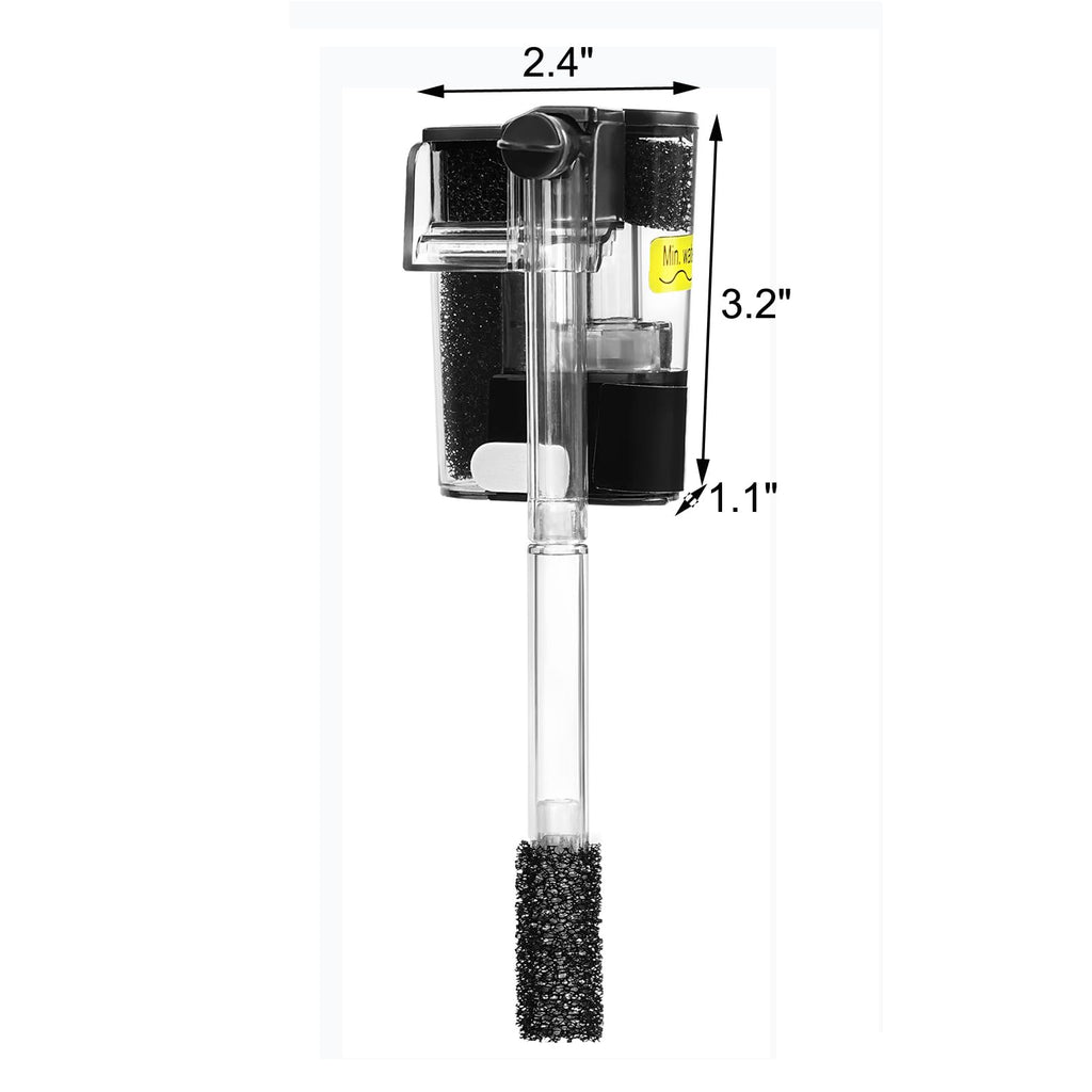 Aquarium Hang on Power Filter 3 Gallon 65GPH G796
