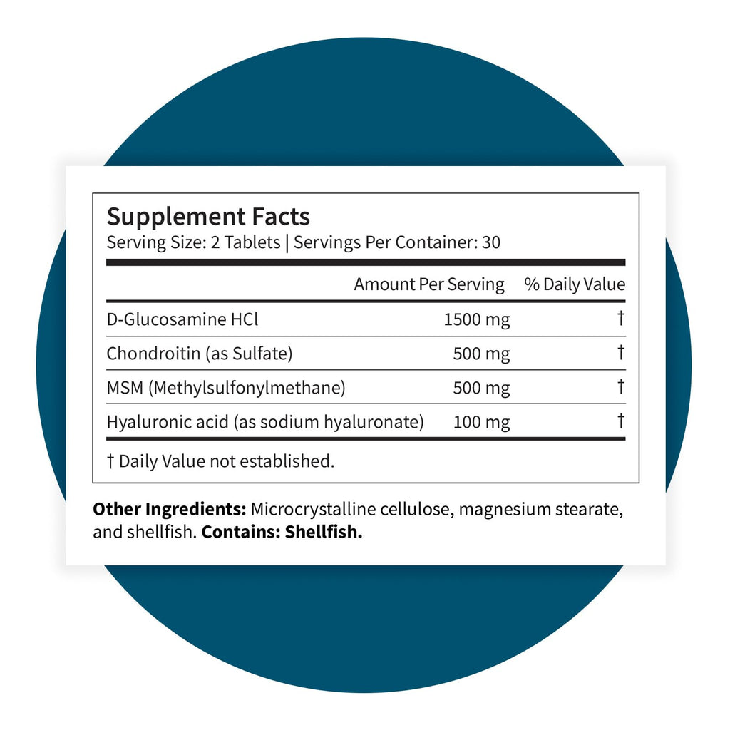 Glucosamine Chondroitin Complex 60 Tablets C336449