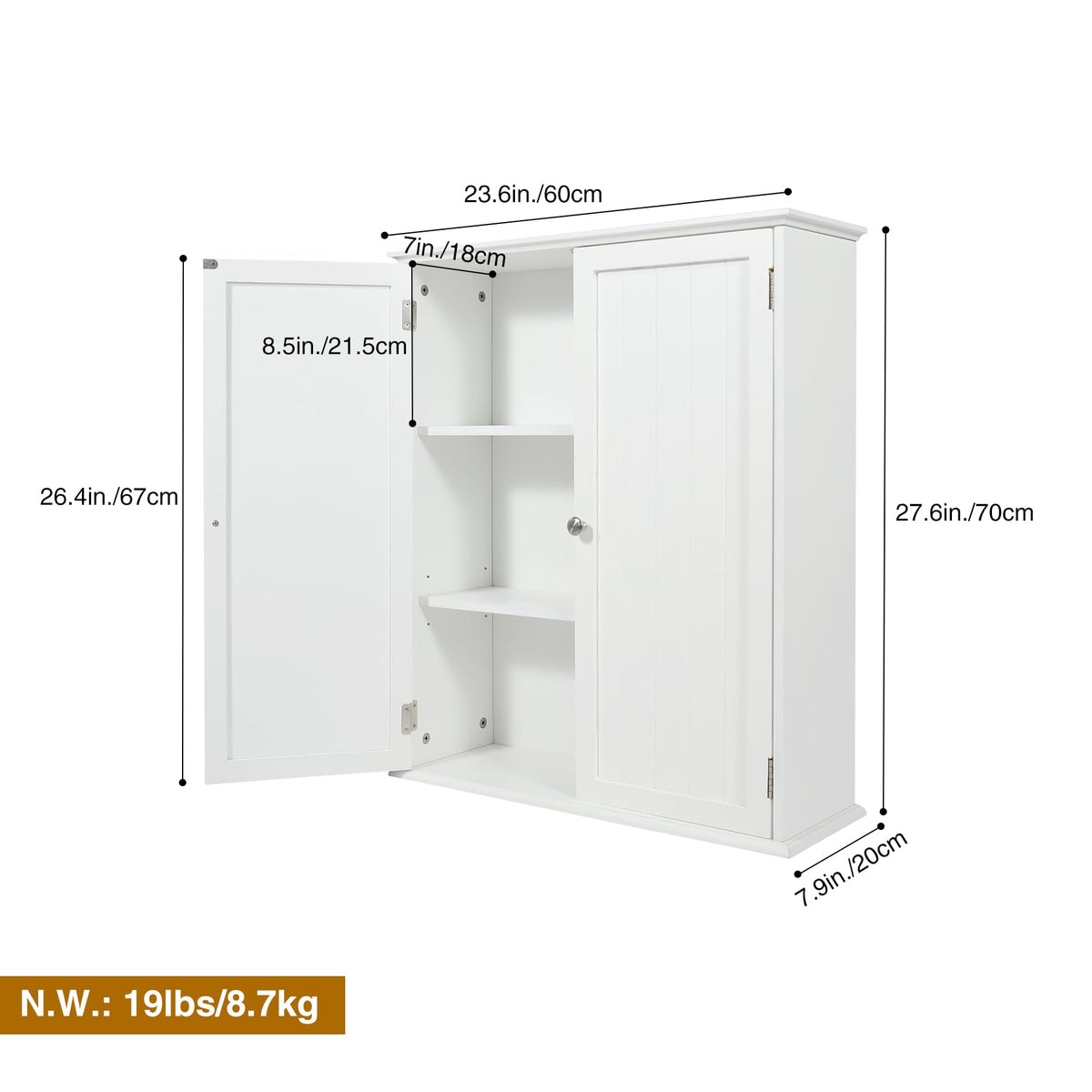Bathroom Cabinet Wall Mounted C518944