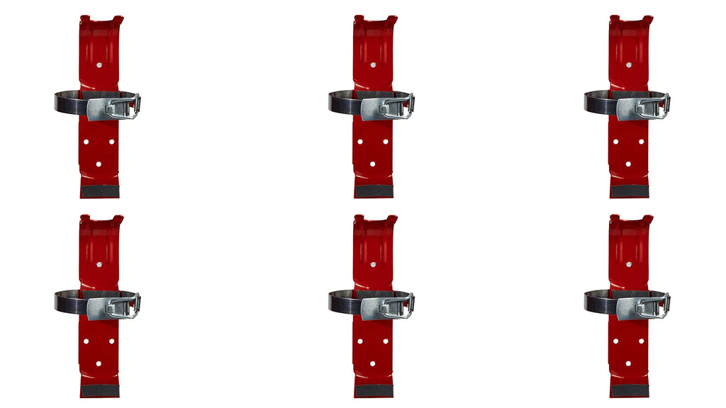 6 Pack 2.5 lb Fire Extinguisher Mount J26603