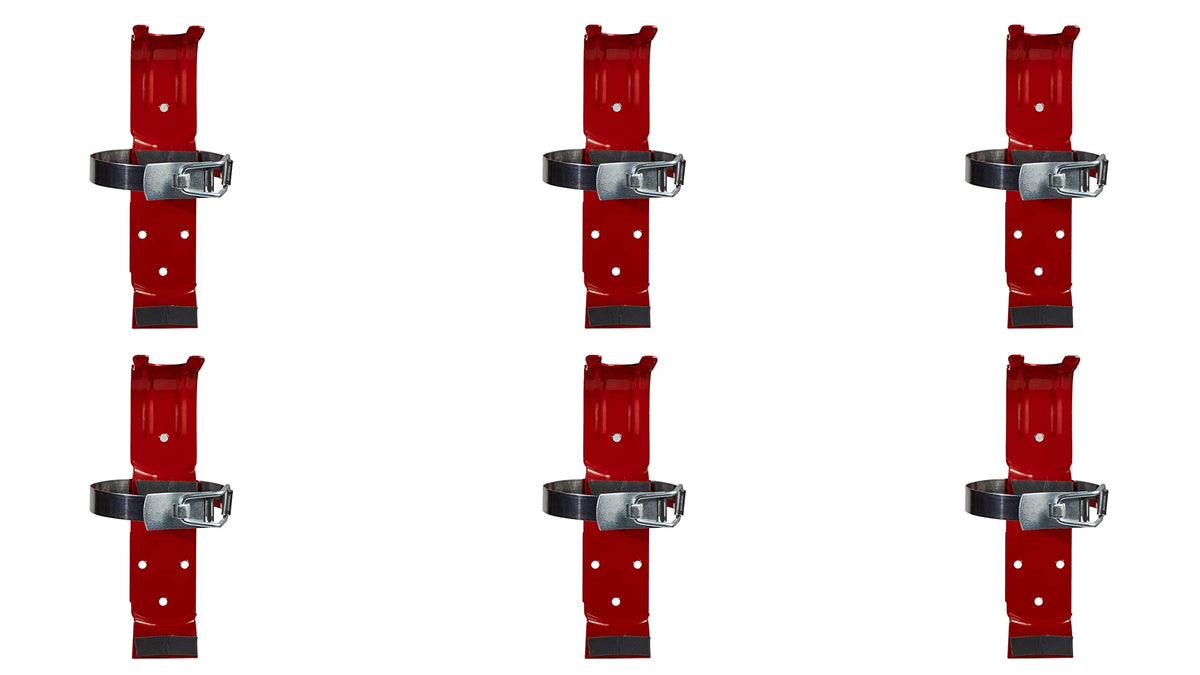 6 Pack 2.5 lb Fire Extinguisher Mount J26603