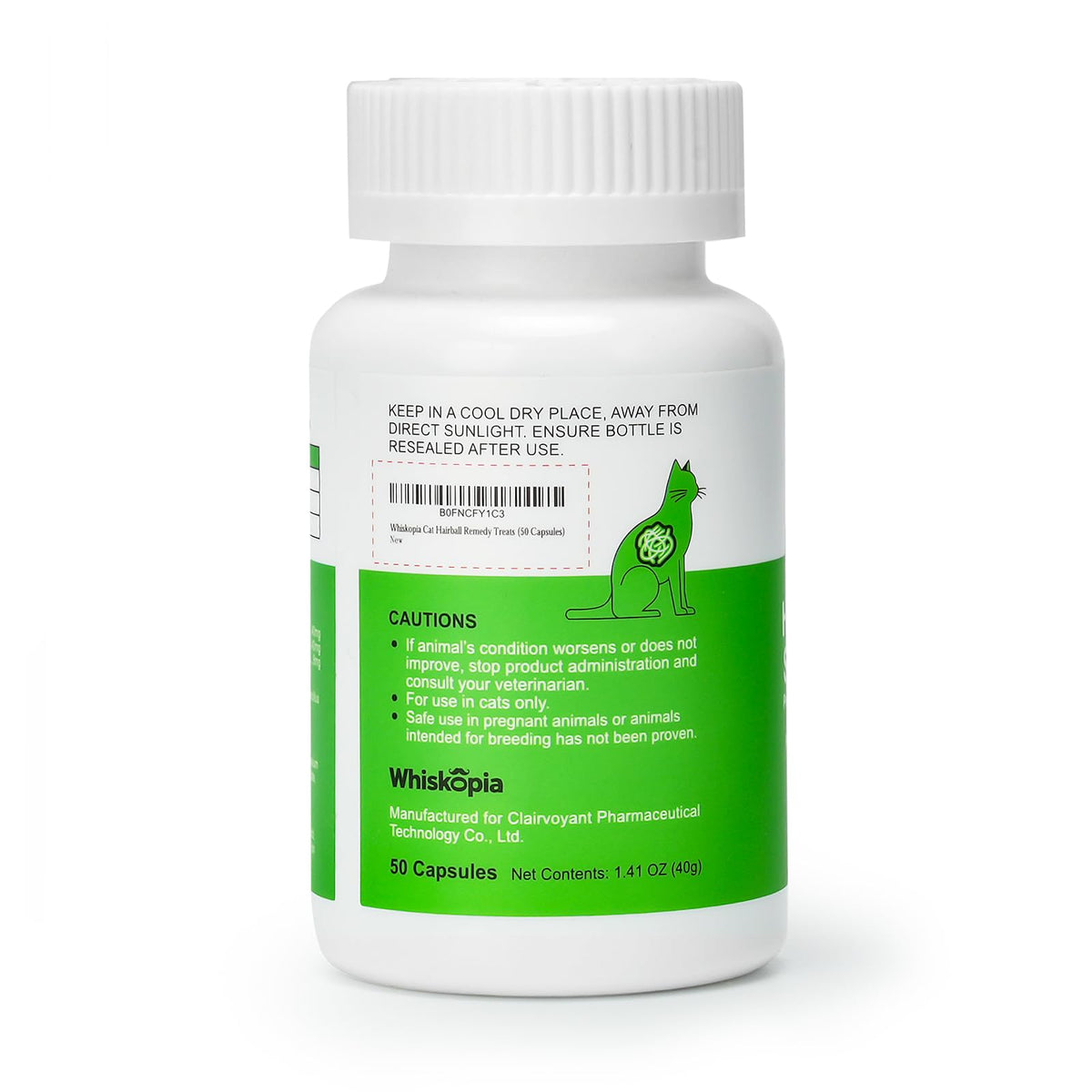 Cat Hairball Relief with Psyllium Seed Husk and Vitamins O94609
