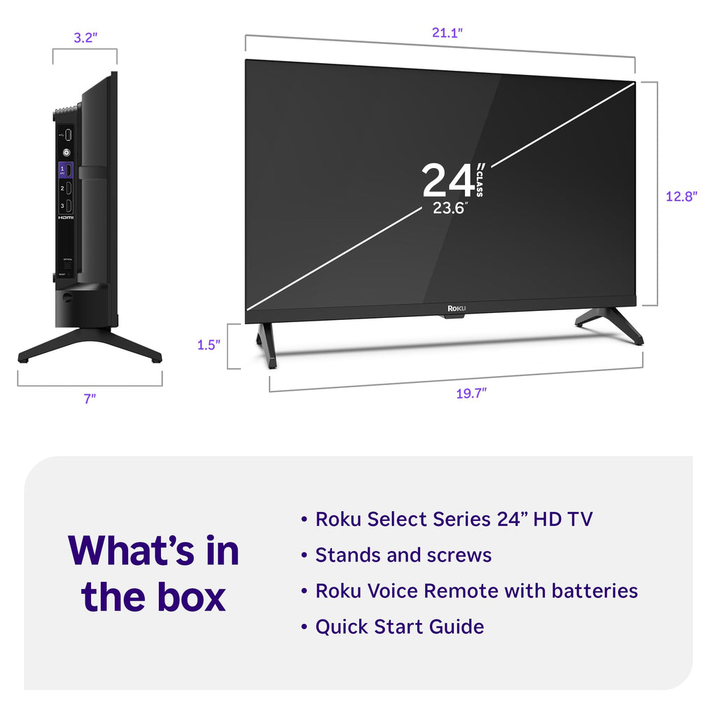 24-Inch 720p HD LED Smart TV B187