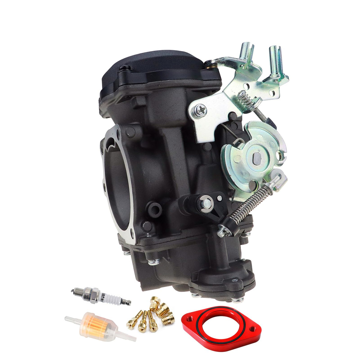 40MM Carburetor with Red Intake Manifold M1232