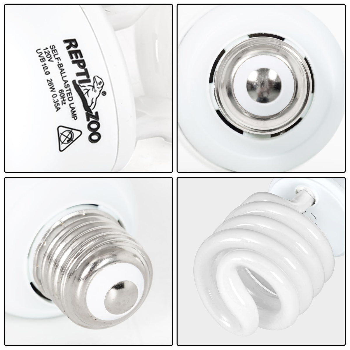 100W Basking Spot Light & 26W UVA UVB Bulb Combo Pack P793343