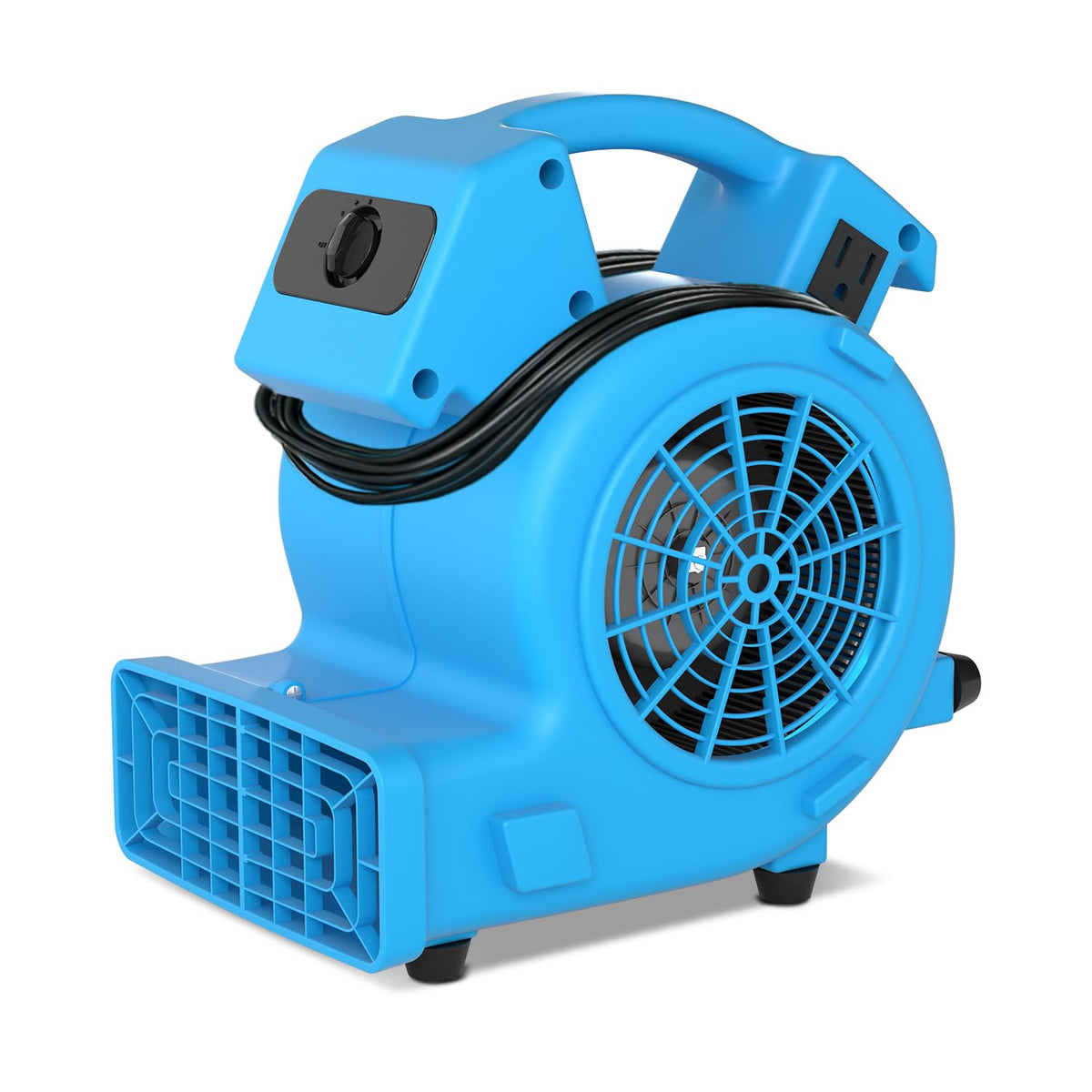 600 CFM Portable Air Mover Blower Fan with 3 Speeds V1387