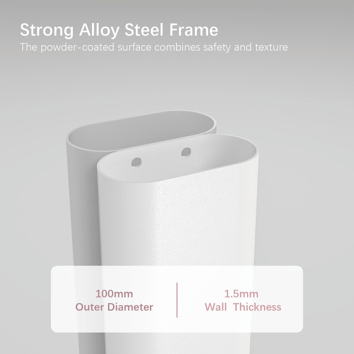 White Rolling TV Stand M733336