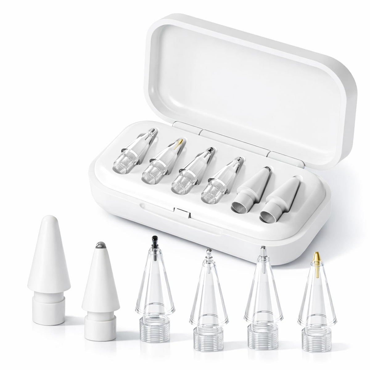 6 Pack White Pencil Tips for Apple Pencil H888543