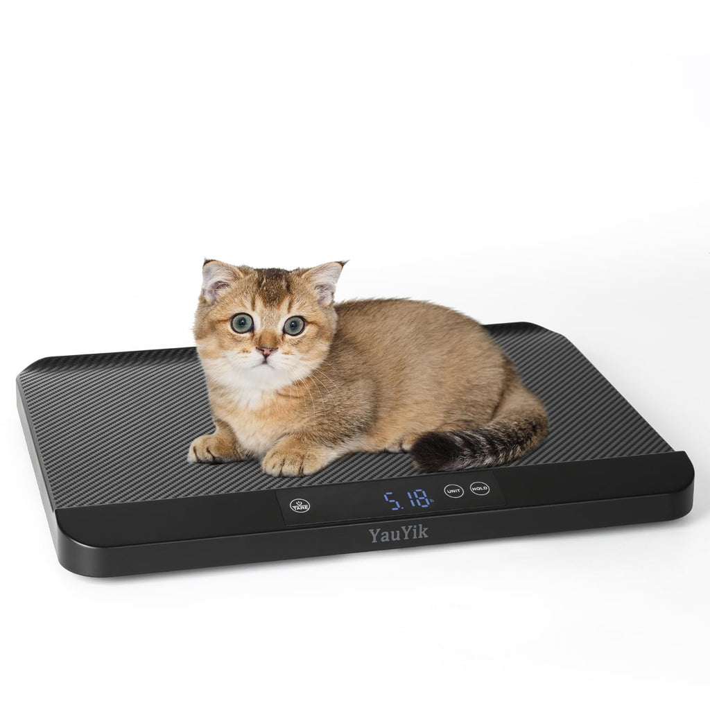 Digital Pet Scale with Non-Slip Mat, Up to 88lb, Black Z6235