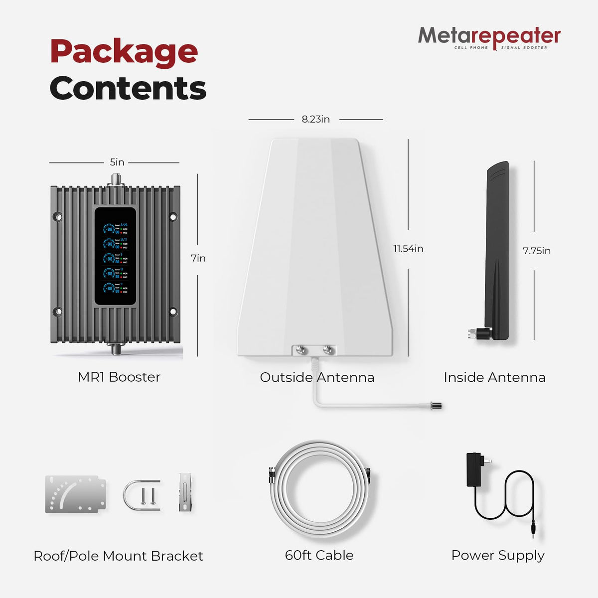 Cell Phone Booster with LCD, 5G 4G LTE B508669