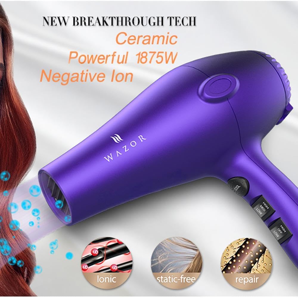 1875W Lightweight Quiet Ionic Hair Dryer N350239