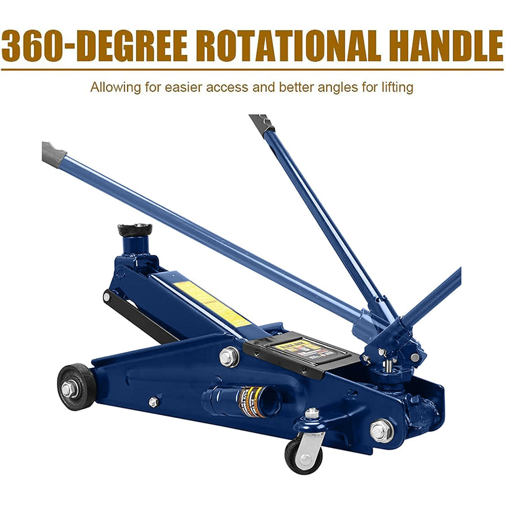 3 Ton Floor Jack & 6 Ton Jack Stands J471387