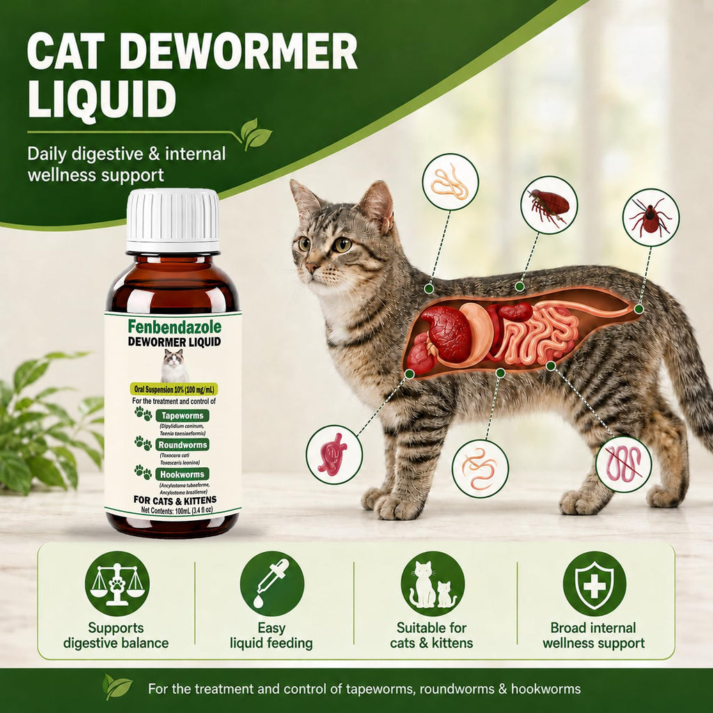 Liquid Dewormer Oral Suspension for Cats M652338