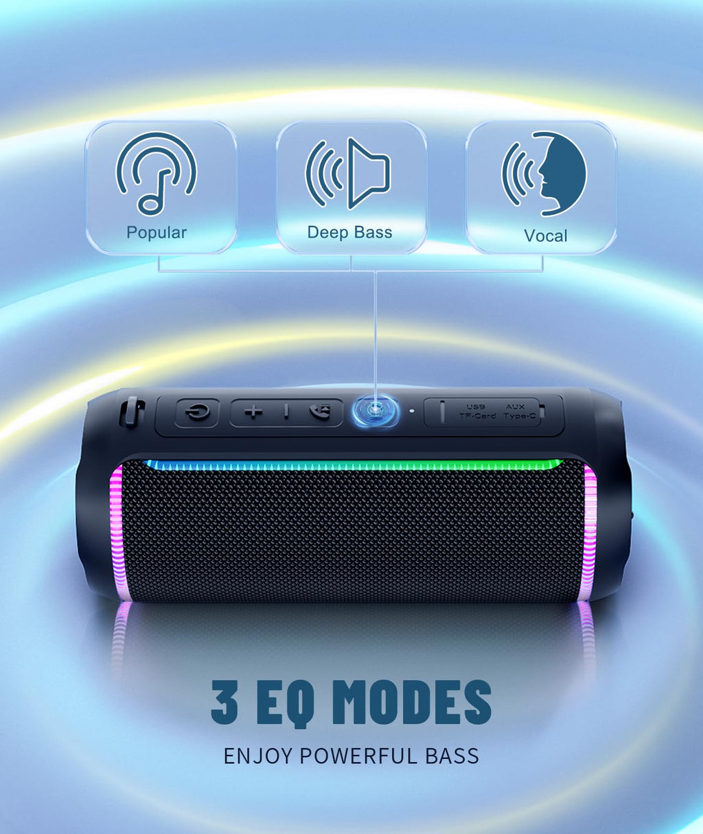 Black Portable Bluetooth Speaker M566876