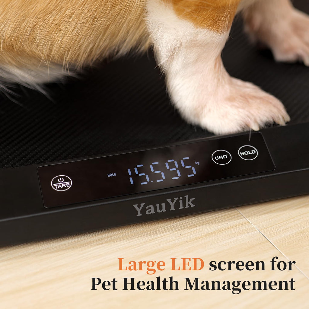 Digital Pet Scale with Non-Slip Mat, Up to 88lb, Black Z6235