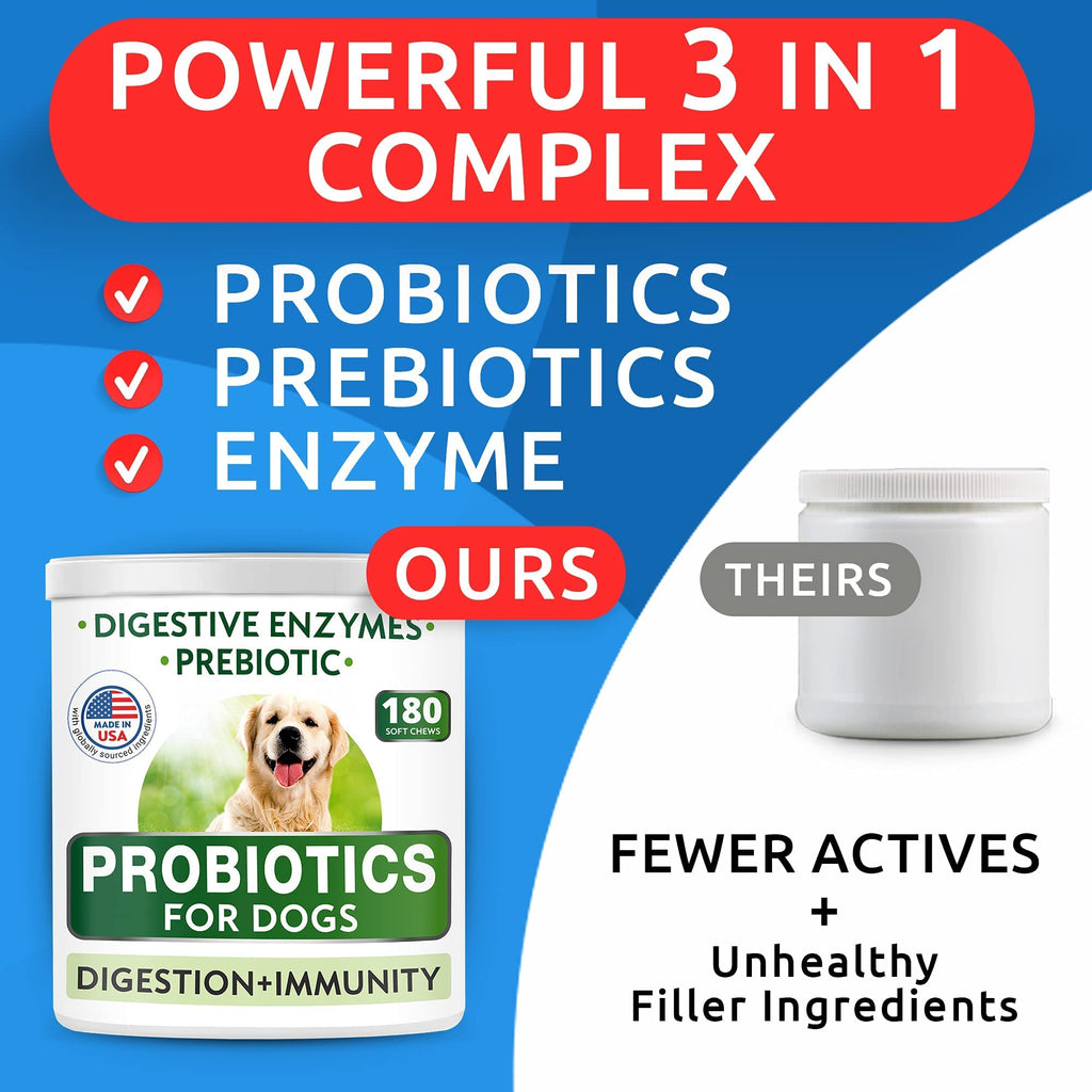 Dog Probiotics Chews + Omega 3 Bundle R940