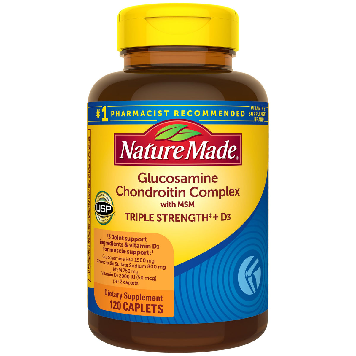 Glucosamine Chondroitin Complex with MSM 120 Caplets F7369