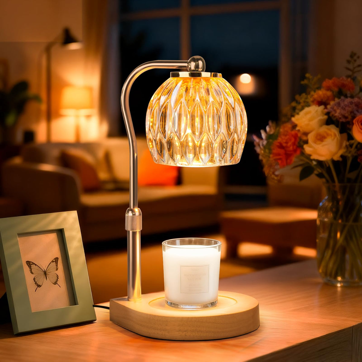 Candle Warmer Lamp with Timer and Dimmer L399
