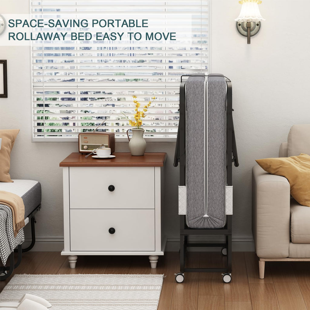 Folding Bed with Mattress I3120