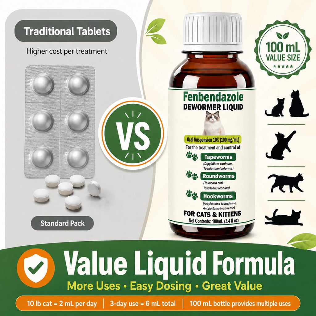 Liquid Dewormer Oral Suspension for Cats M652338