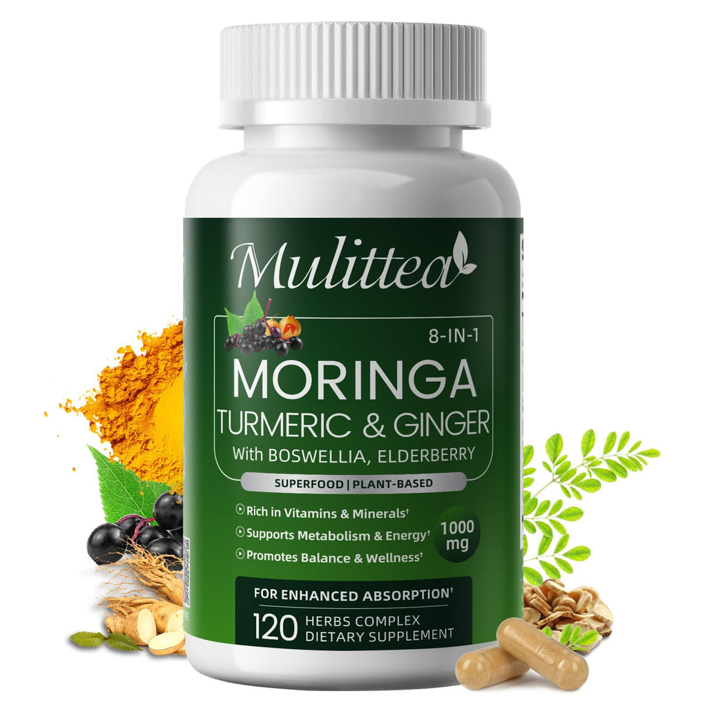 Moringa Capsules 1000mg with Ashwagandha & Turmeric X447909