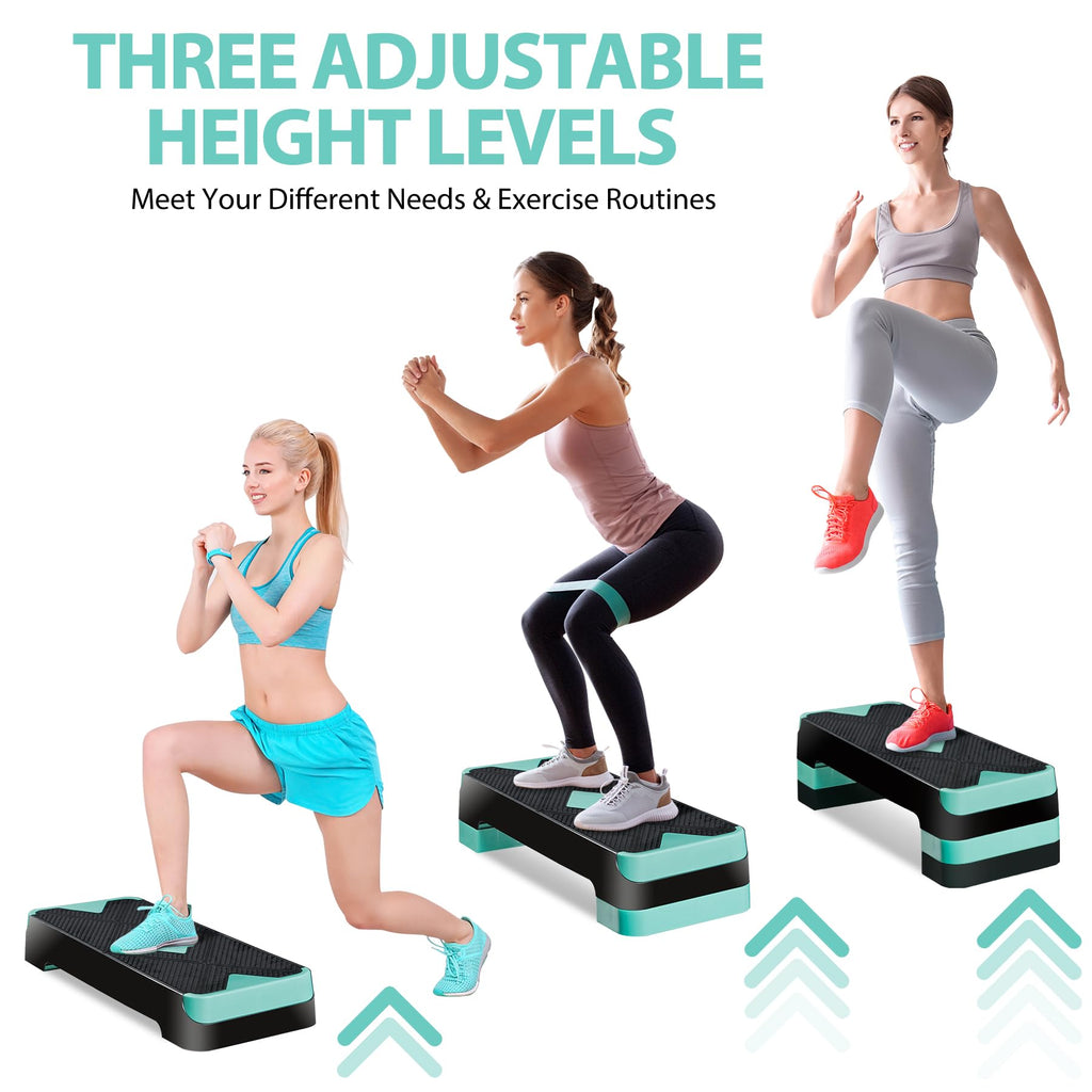 27 Inch Adjustable Aerobic Exercise Step Platform A60941