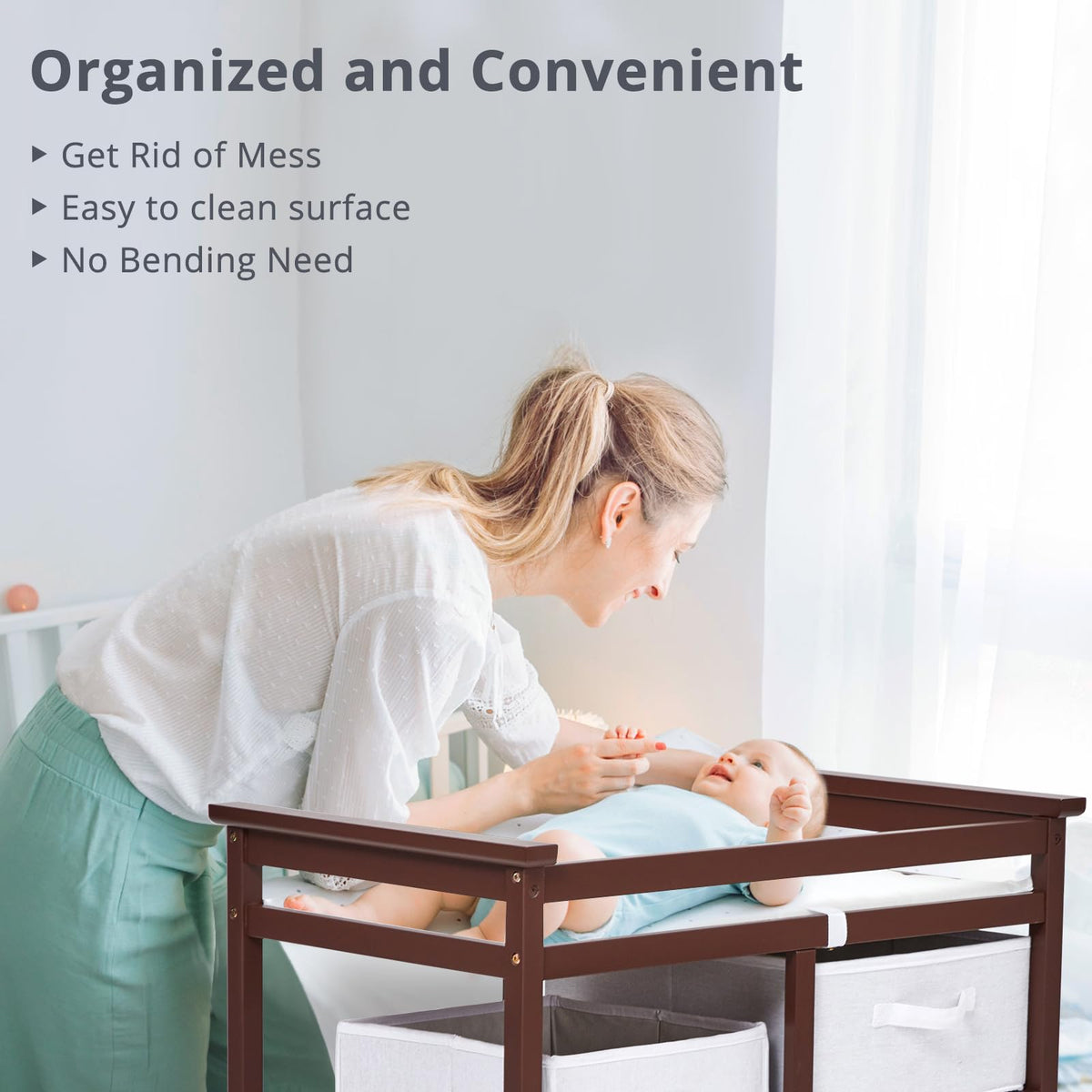 Wooden Baby Changing Table Z95342