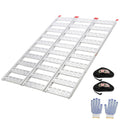 Aluminum Tri-Fold Ramp with Treads 76"x50" W141988