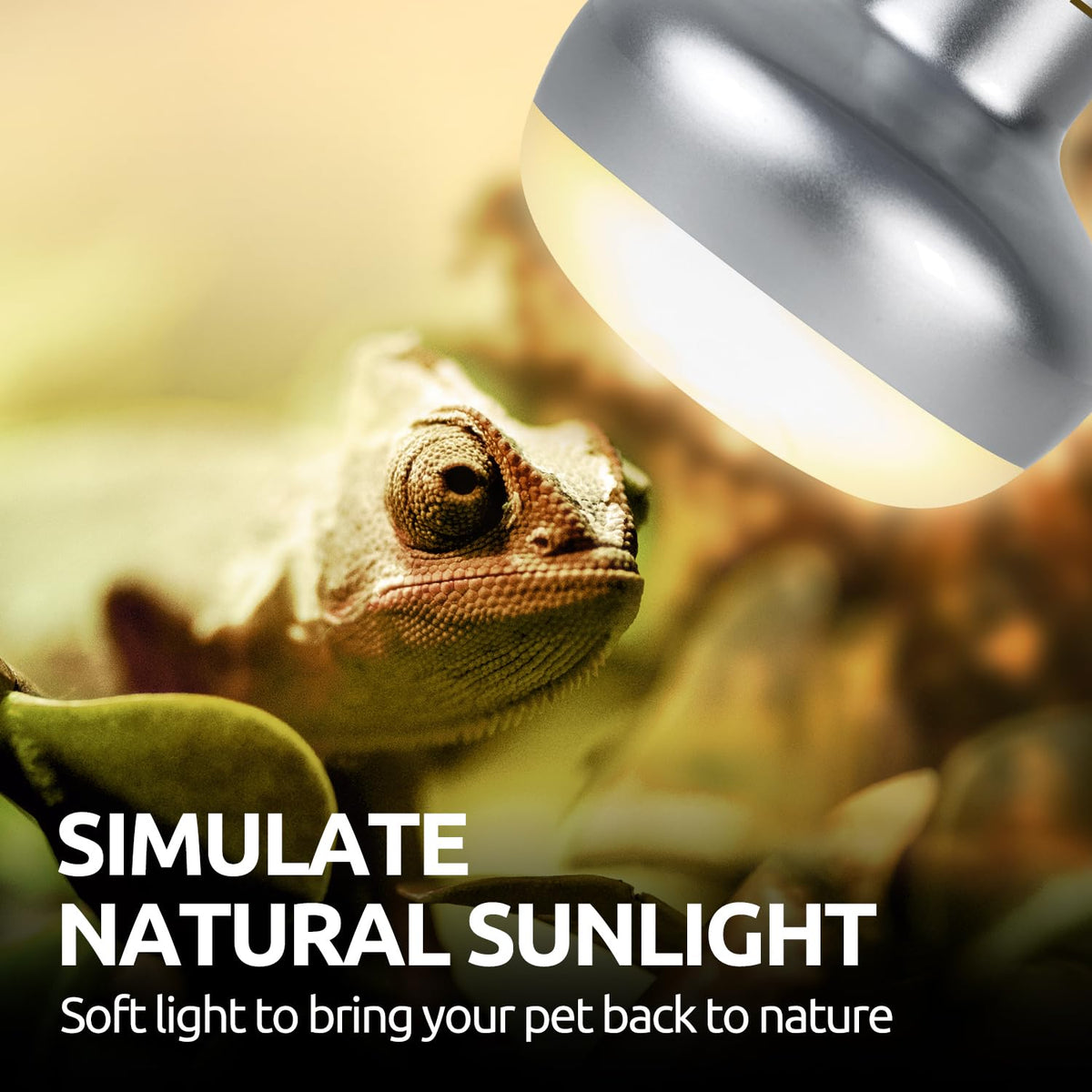 100W Basking Spot Light & 26W UVA UVB Bulb Combo Pack P793343