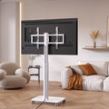 White Rolling TV Stand M733336