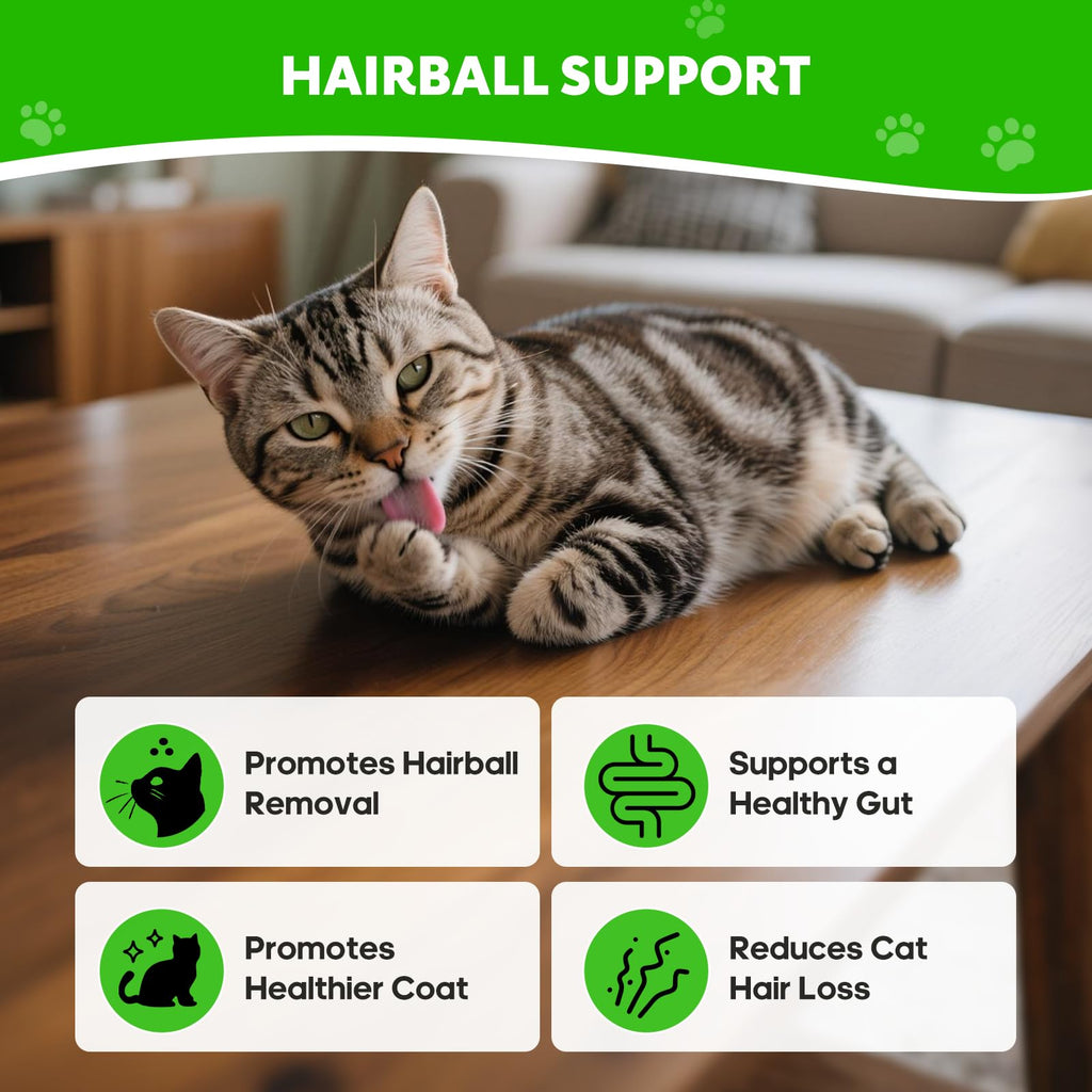 Cat Hairball Relief with Psyllium Seed Husk and Vitamins O94609
