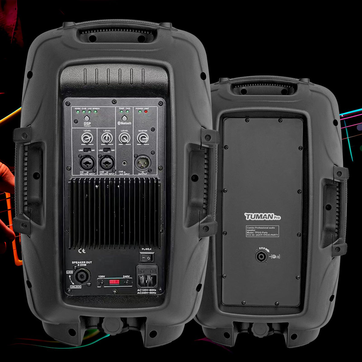 10 Inch 1200W PA Speaker System C593