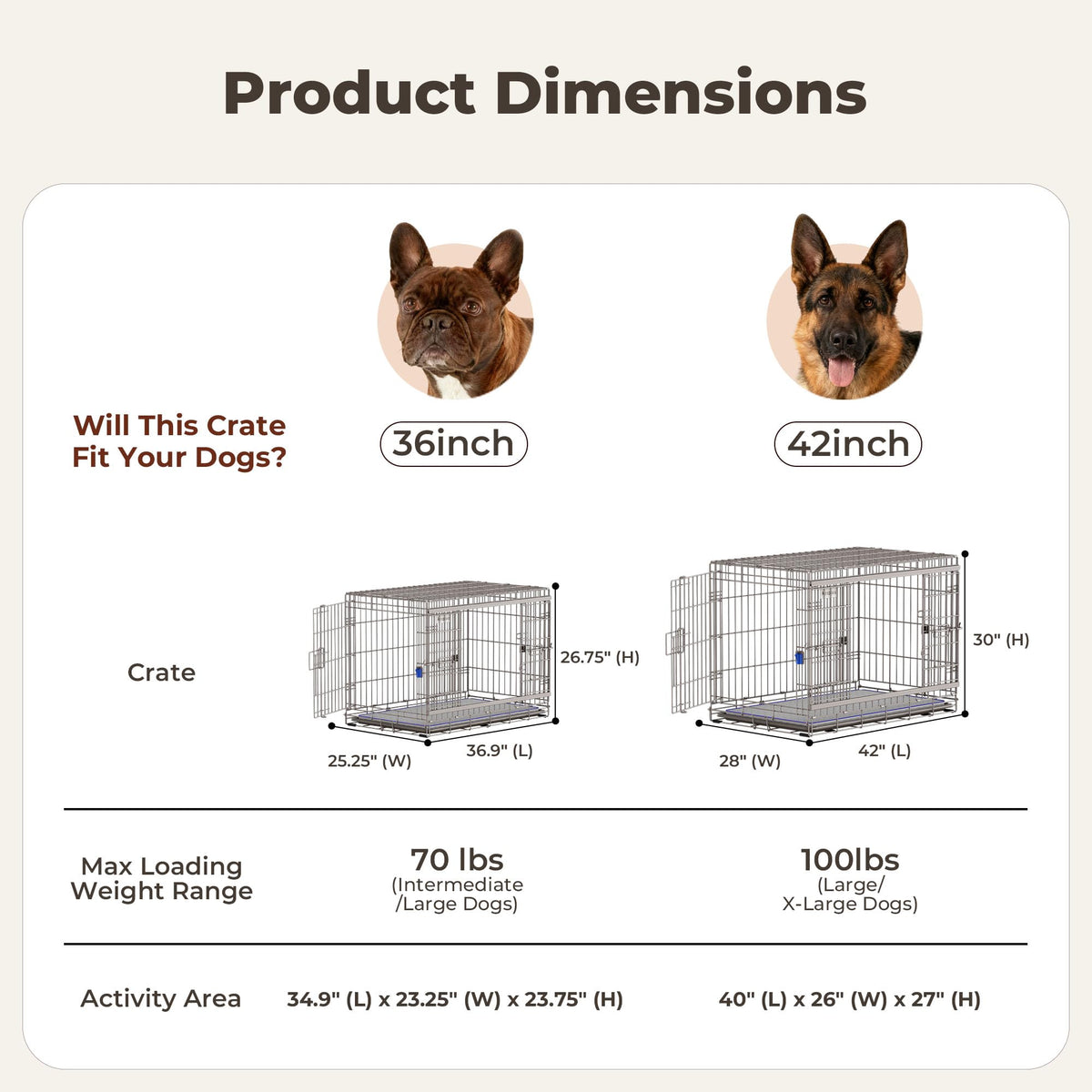 36 Inch Collapsible Dog Crate O915605