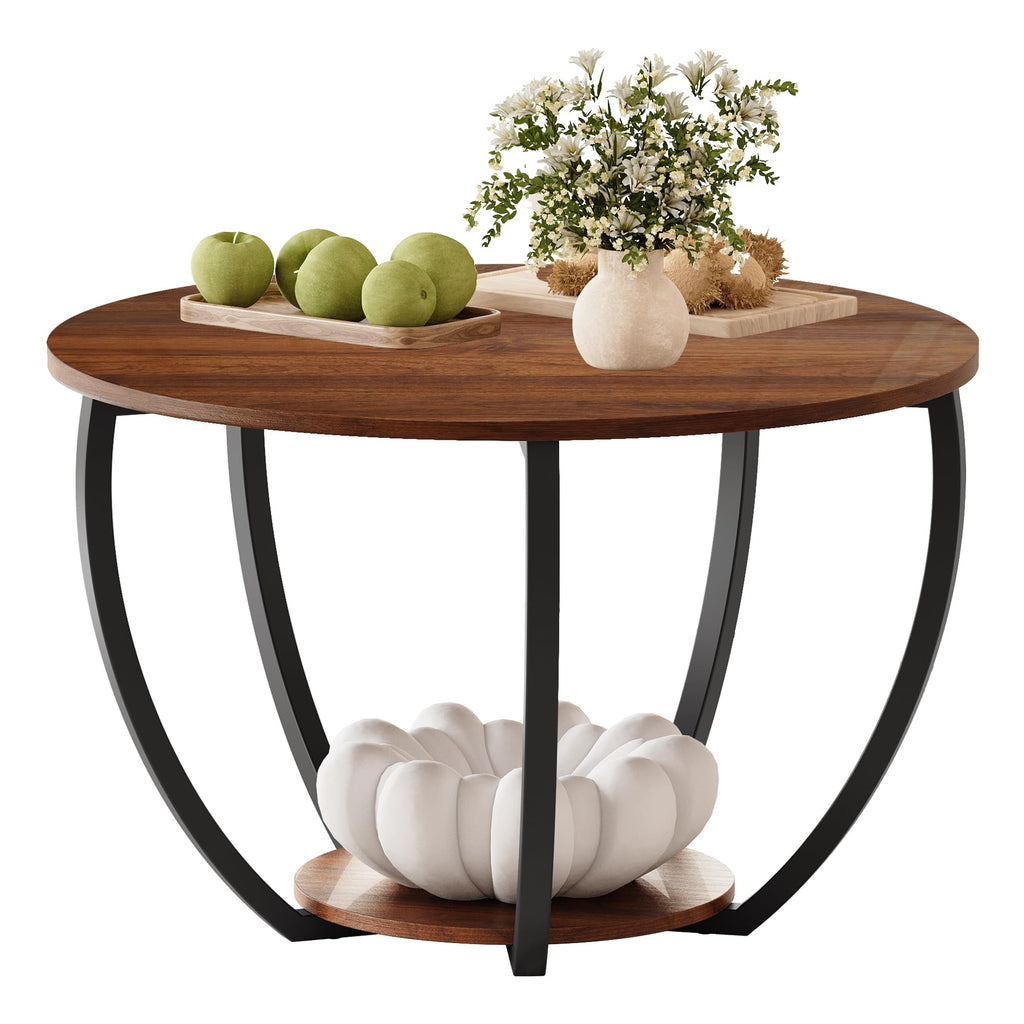Round Coffee Table with Storage I6818