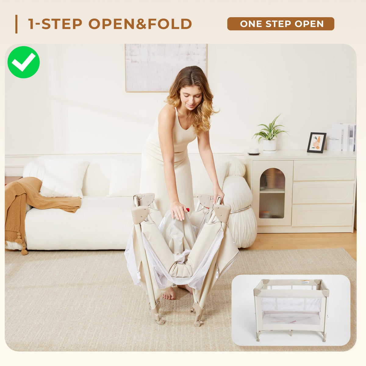 Pack and Play with Baby Bassinet X396