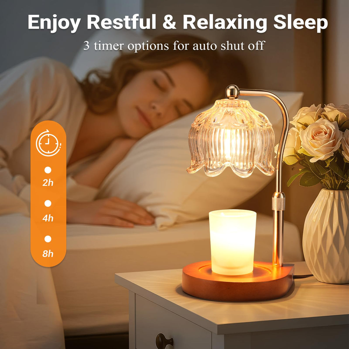 Candle Warmer Lamp with Timer and Dimmer L399