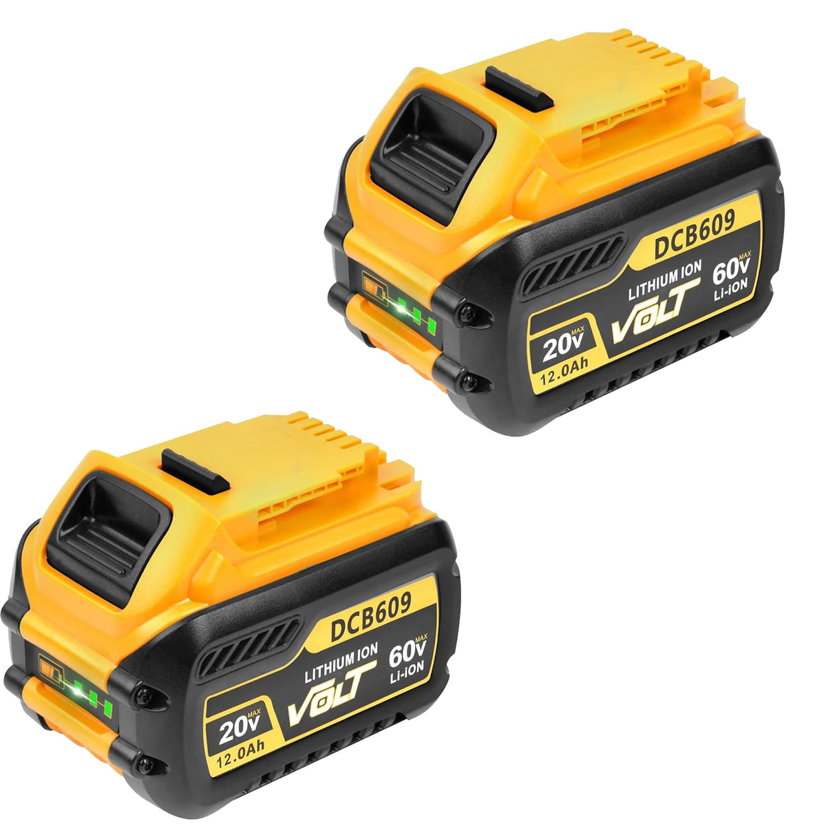 2 Pack 12.0Ah Replacement Battery H451233